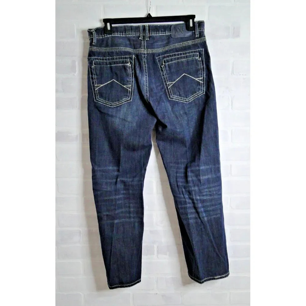 T.K. Axel Men's Treadwell Relaxed Straight Denim Jeans‎ Size W.34 x L.30